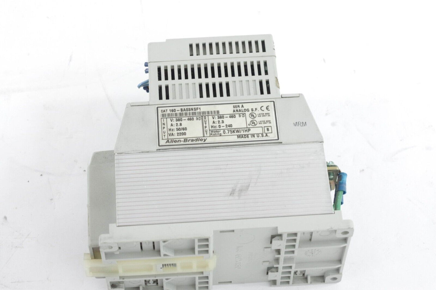 Allen Bradley 160-BA03NSF1P1 AC Drive Series A 1HP 480VAC