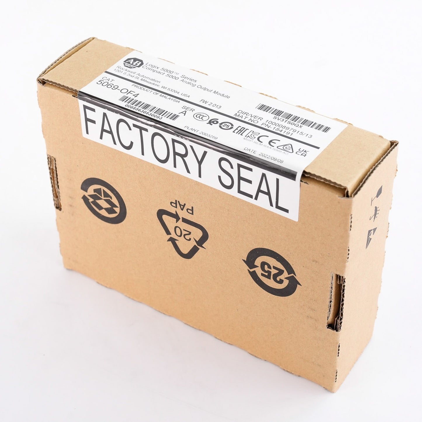 Allen Bradley 5069-OF4 /A Logix 5000 4-Ch Analog Output Module - Sealed Surplus