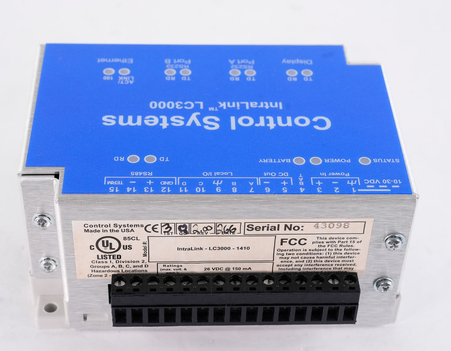 IntraLink LC3000-1410 LC3000 1410 Communication Interface Module LC30001410