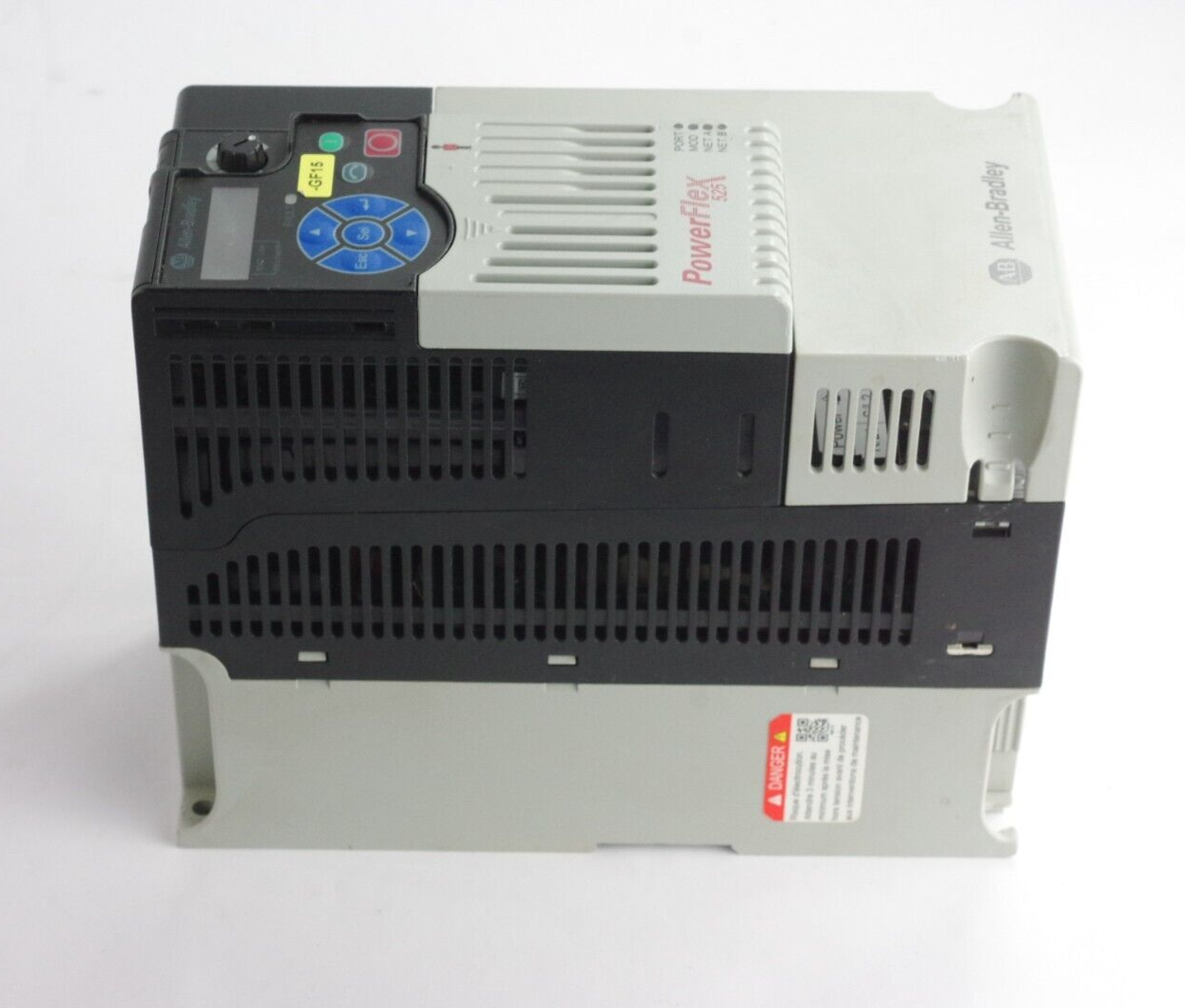 Allen Bradley 25B-D017N114 PowerFlex 525 VFD 500Hz 10Hp 460v 17A F/W 5.001 Ser A