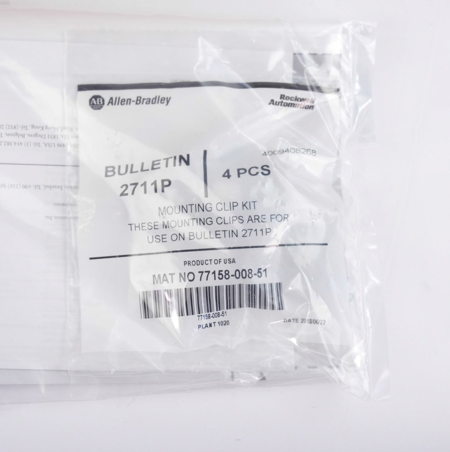 Allen Bradley 2711P-T10C4A8 /A PanelView Plus 1000 + 2711p-RDT10C /C - Open Box