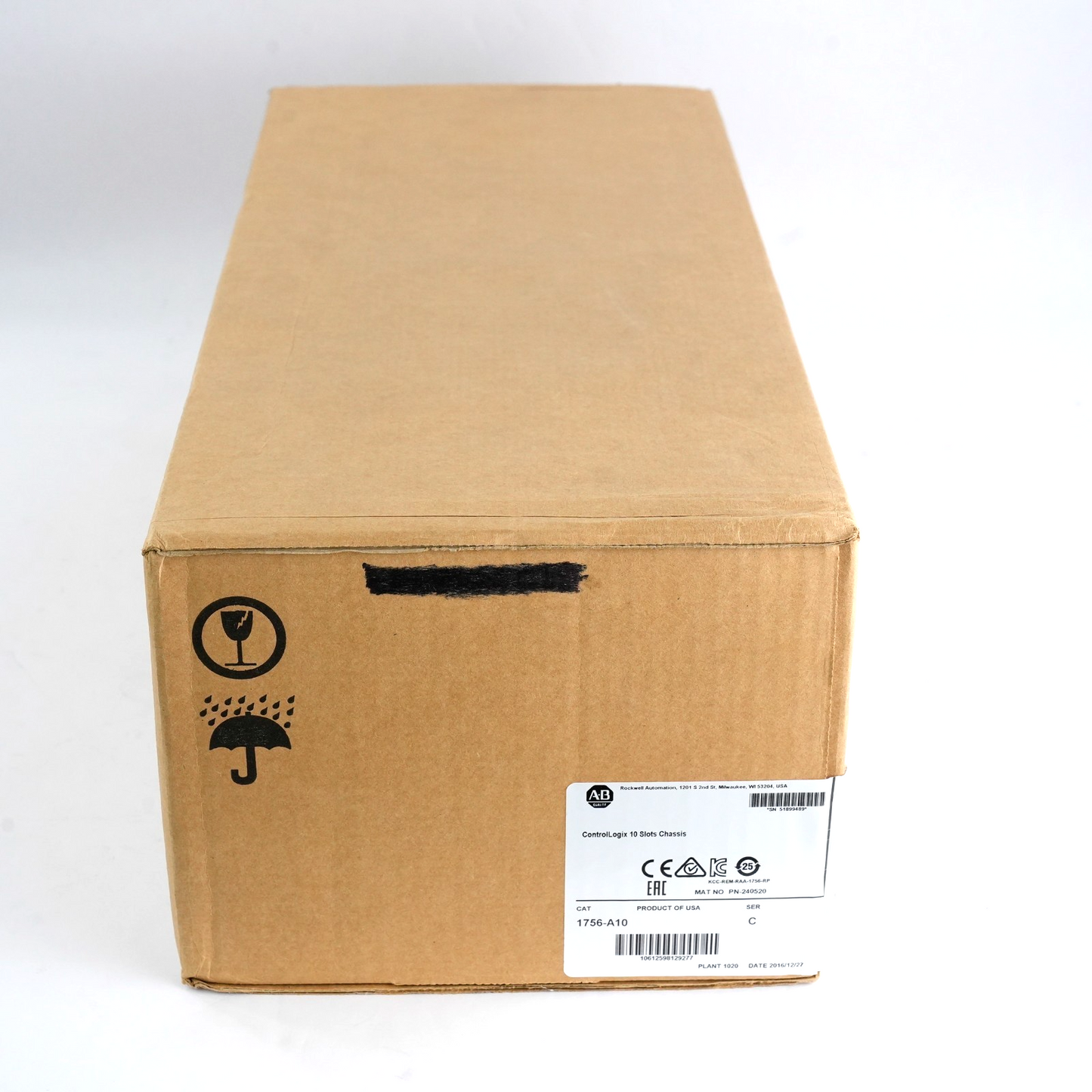 Allen Bradley 1756-A10 /C ControlLogix 10 Slot Chassis - 2016 Sealed Surplus