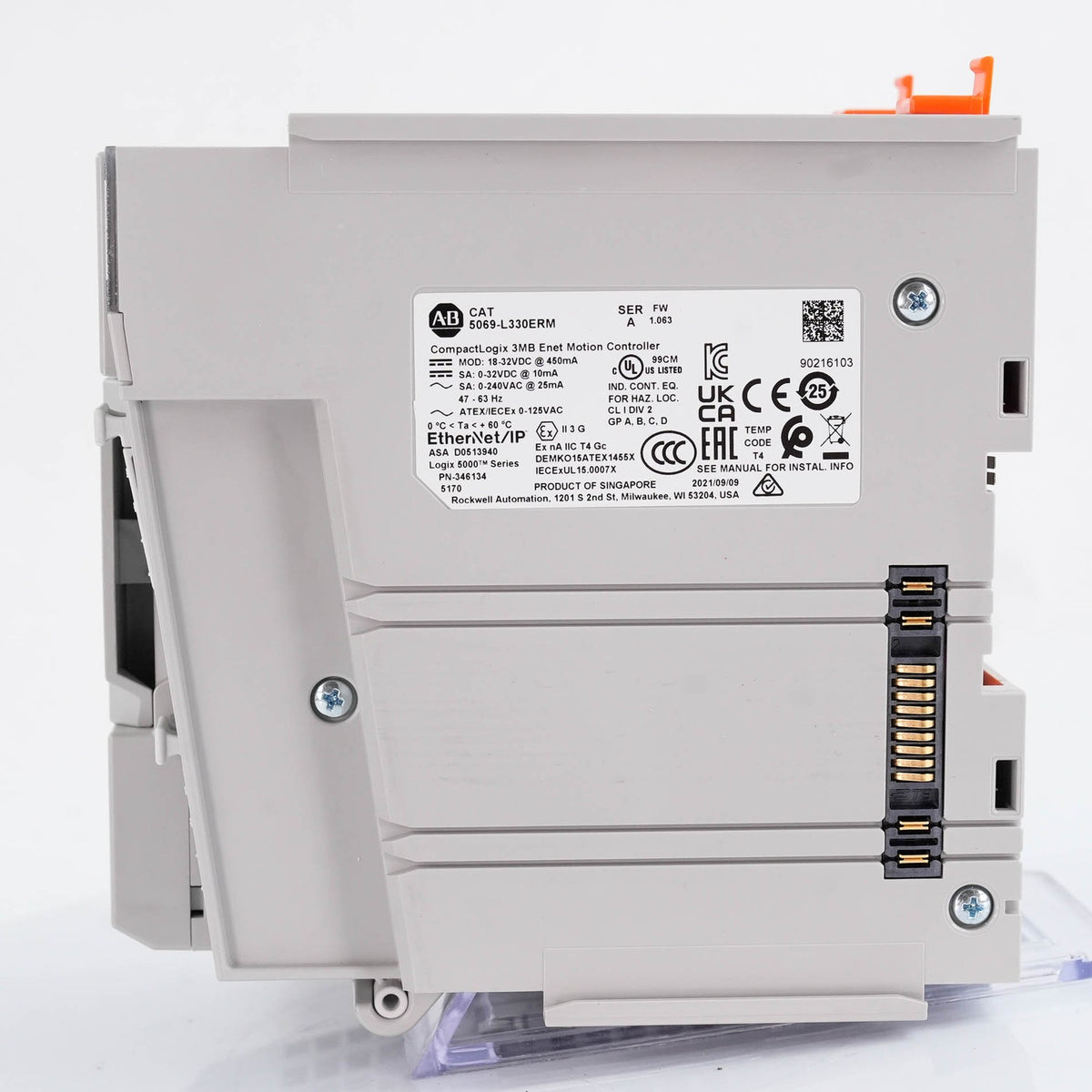 Allen Bradley 5069-L330ERM /A CompactLogix 5380 Controller 3MB 5069L330ERM 24VDC