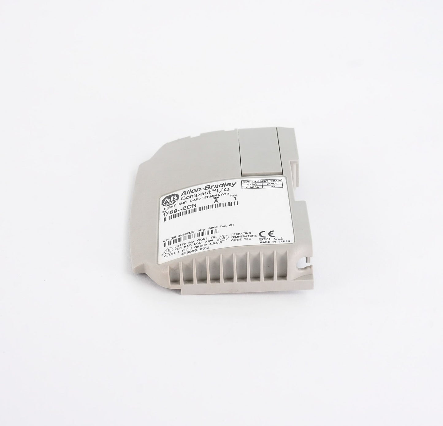 Allen Bradley 1769-ECR /A Rev 1 Compact I/O Right End Cap Terminator 1769ECR