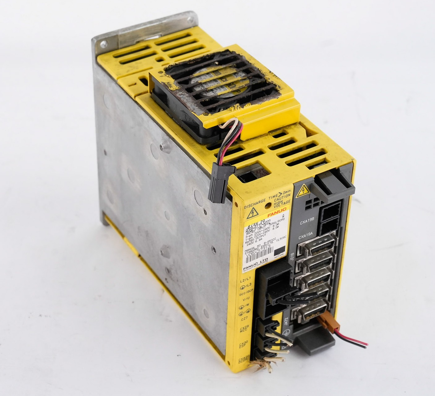 FANUC A06B-6132-H002 BiSV 20 Servo Amplifier Unit 3-Ph 200/240V 8A A06B6132H002