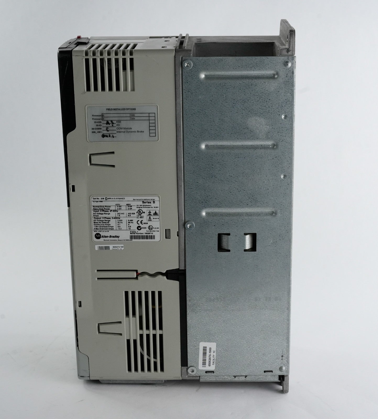Allen Bradley 20BD8P0A0AYNANC0 /B PowerFlex 700 480V 5hp AC Drive