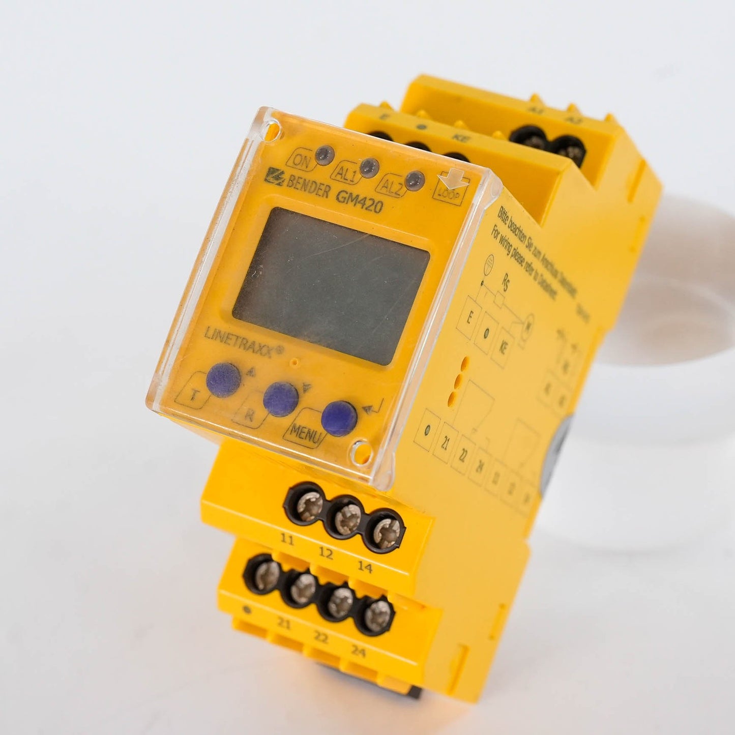 Bender GM420-D-2 Ground Monitor AC/DC 0-100V 15-400Hz GM420D2 Voltage Relay