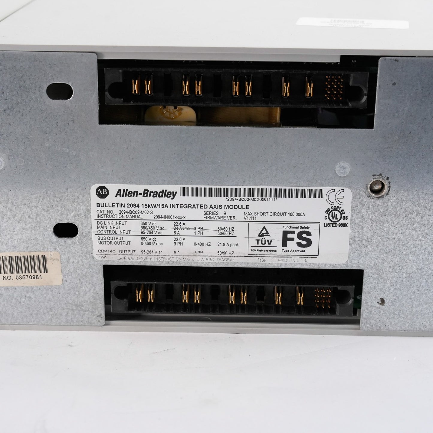 Allen Bradley 2094-BC02-M02-S /B Kinetix 6000 Integrated Axis Module + Warranty