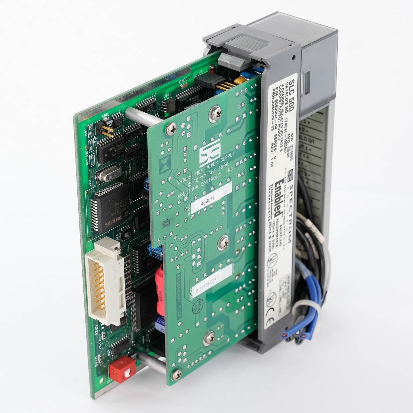 Spectrum Controls 1746sc-INO4vi Ser C SLC 500 4 Channel Analog Output Module