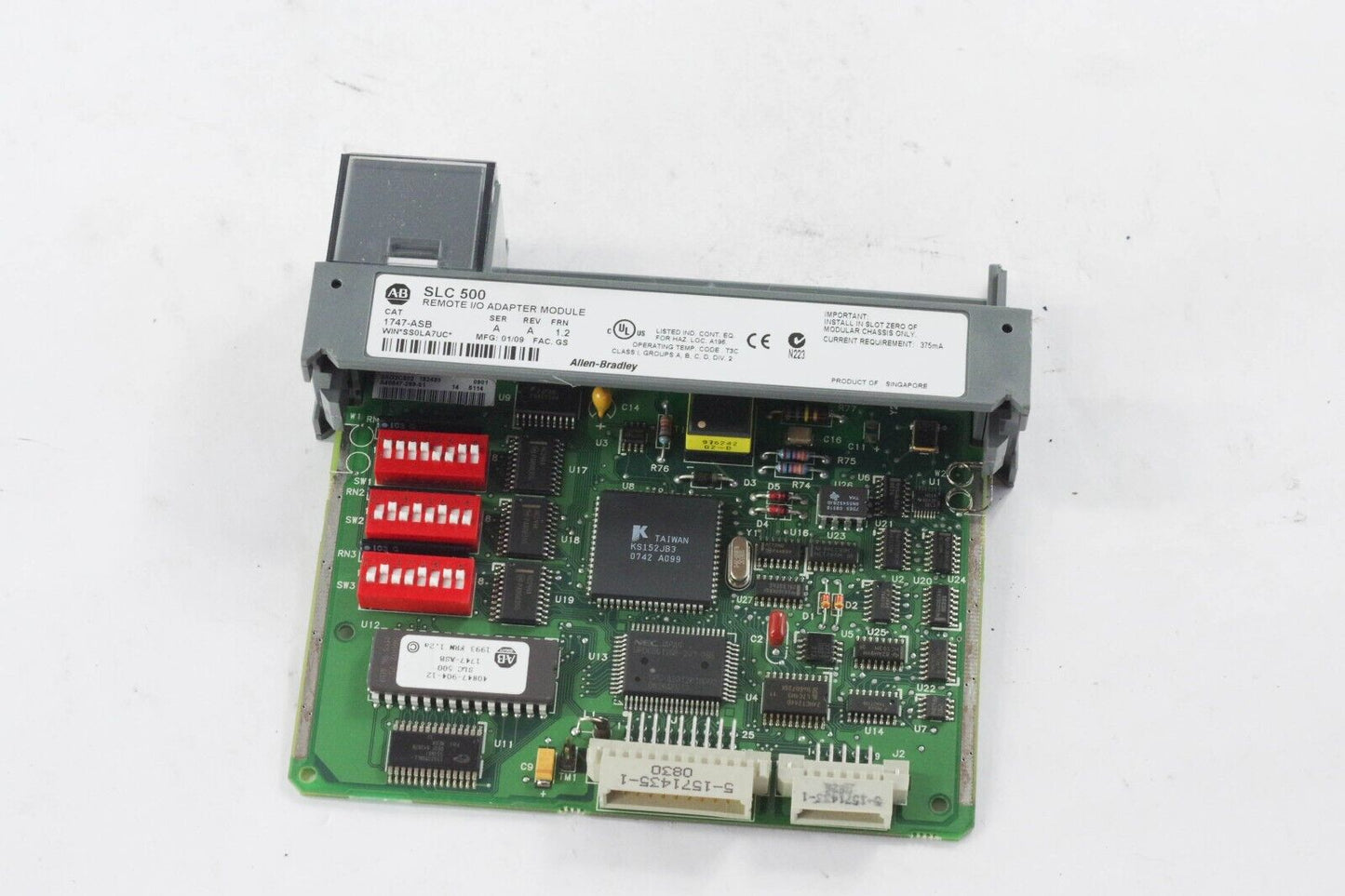 Allen Bradley 1747-ASB Ser A SLC 500 Remote I/O Adapter Module