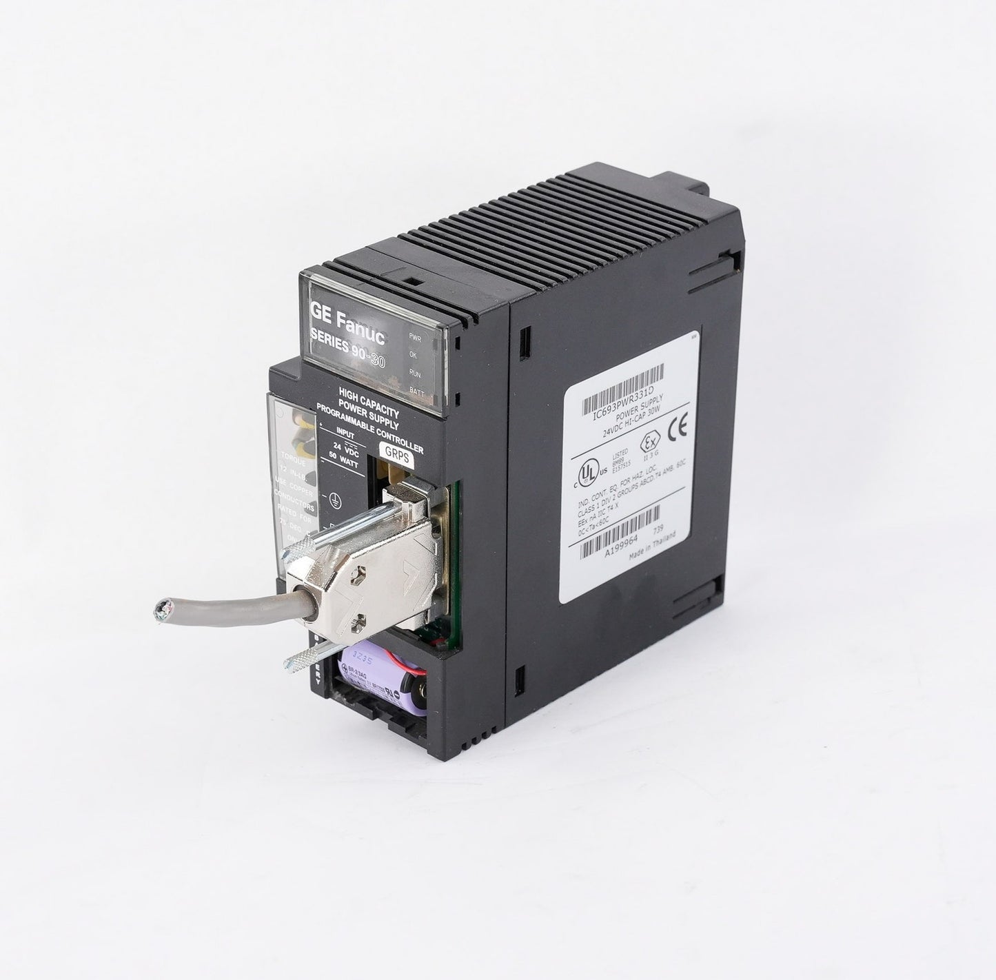 GE FANUC IC693PWR331D Power Supply 24-VDC HI-CAP 30W IC693PWR331D