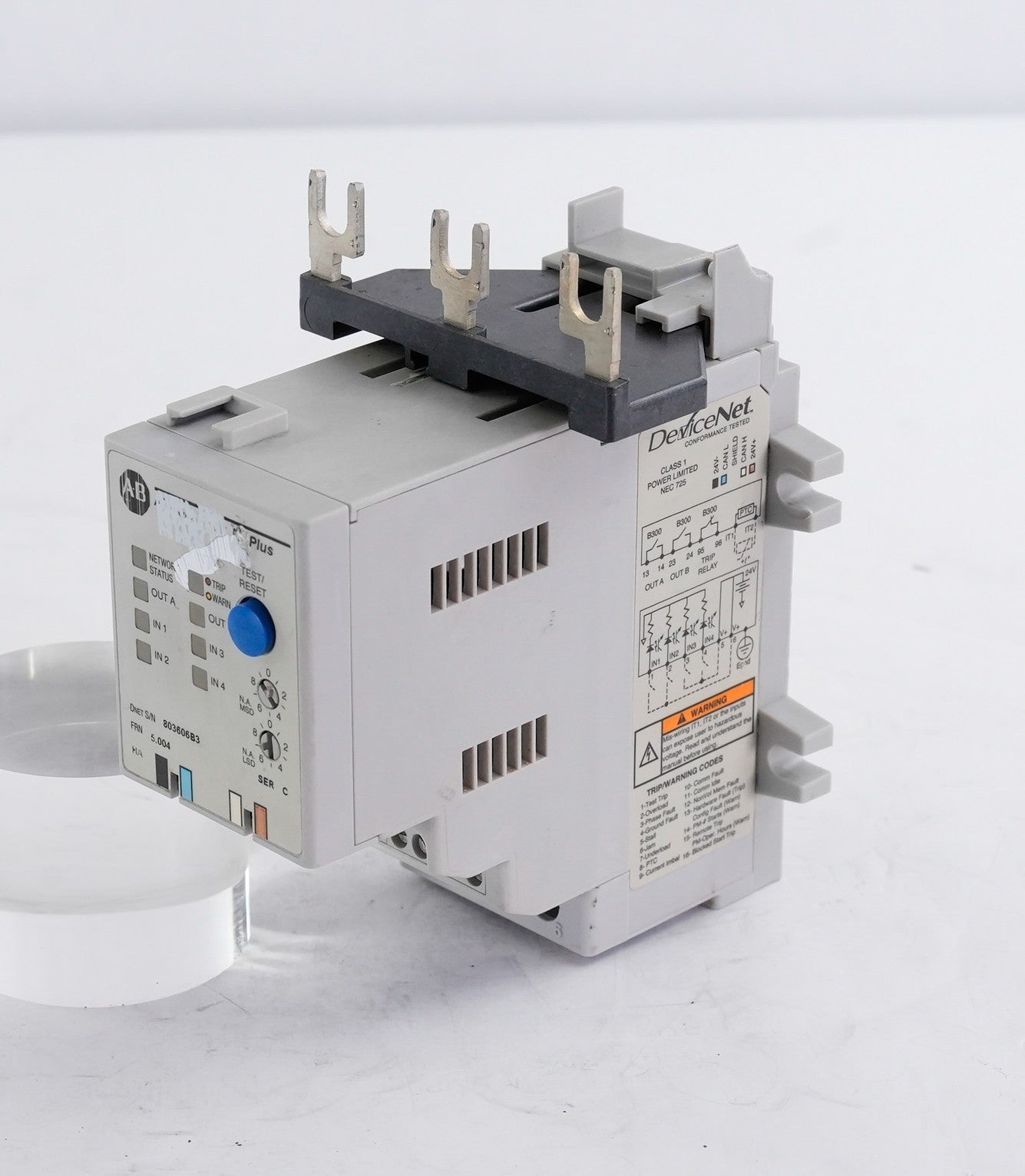 Allen Bradley 592-EC2AC /C E3 Plus Overload Relay DeviceNet 592EC2AC