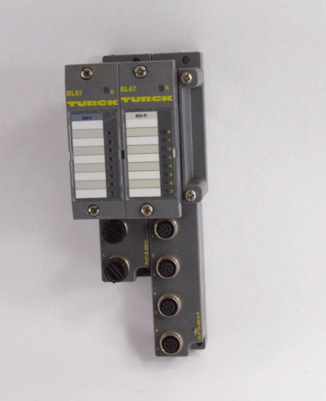 TURCK BL67-B-2M12 and BL67-B-4M12-P MODULE BL67 SYSTEM BASE