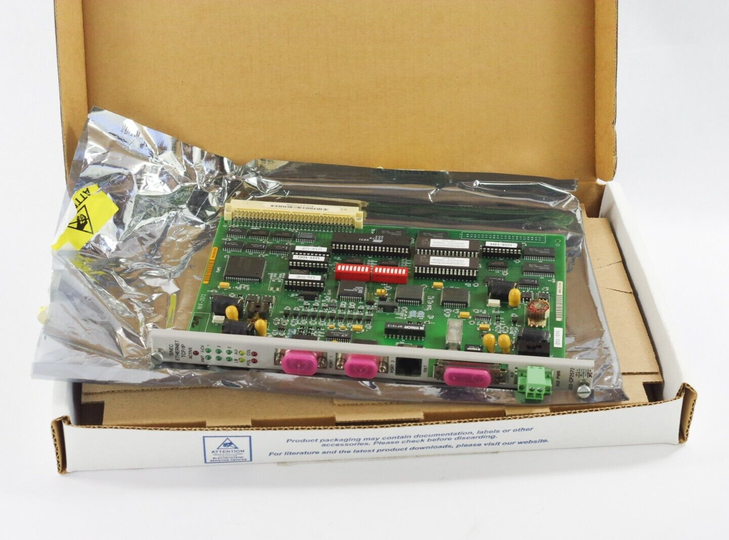 Siemens 505-CP2572 Ethernet TCP/IP Comm Processor Module – NJT Automation