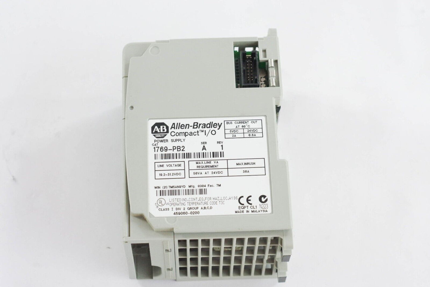 Allen-Bradley 1769-PB2 Power Supply Module Ser A