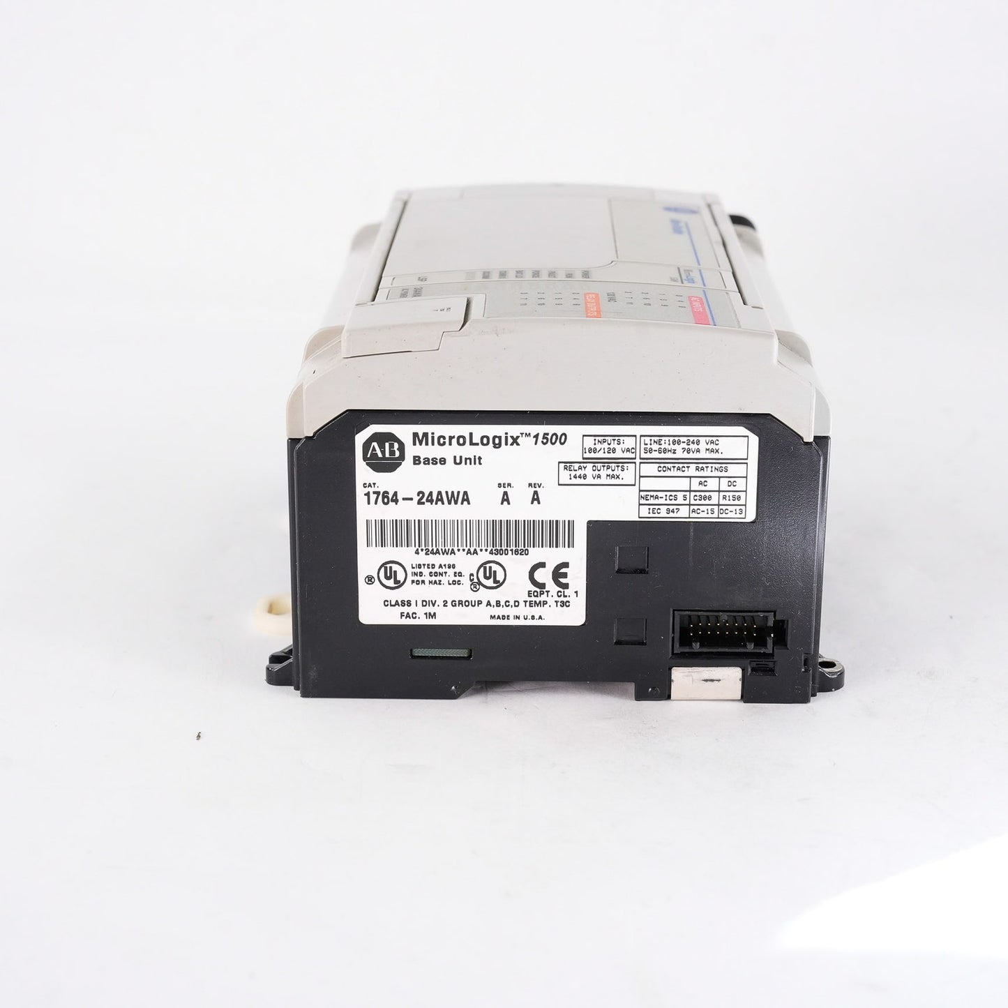 Allen Bradley 1764-24AWA /A Rev A MicroLogix 1500 Controller 176424AWA