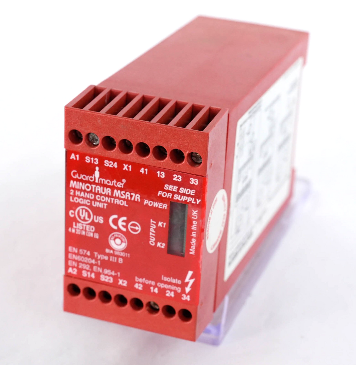 Allen Bradley 440R-D23021 Ser A Guardmaster MSR7R Safety Relay 24V AC/DC