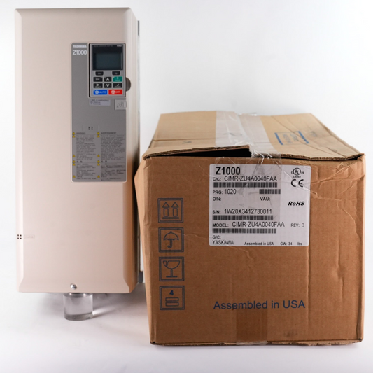 YASKAWA CIMR-ZU4A0040FAA Rev B Z1000 AC Drive 480V 40A - Open Box