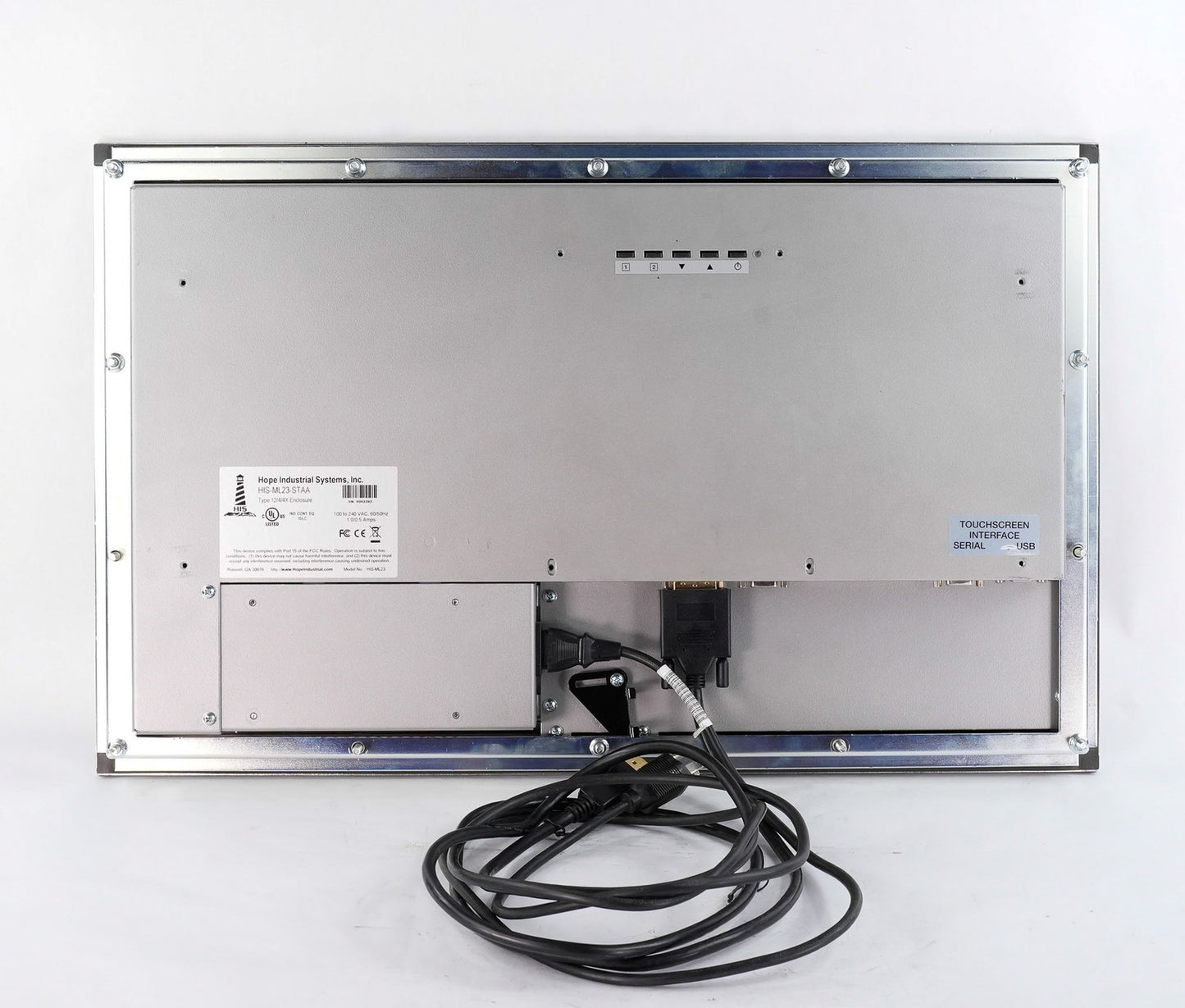 Hope Industrial Systems HIS-ML23-STAA 23" Industrial Monitor 100-240VAC
