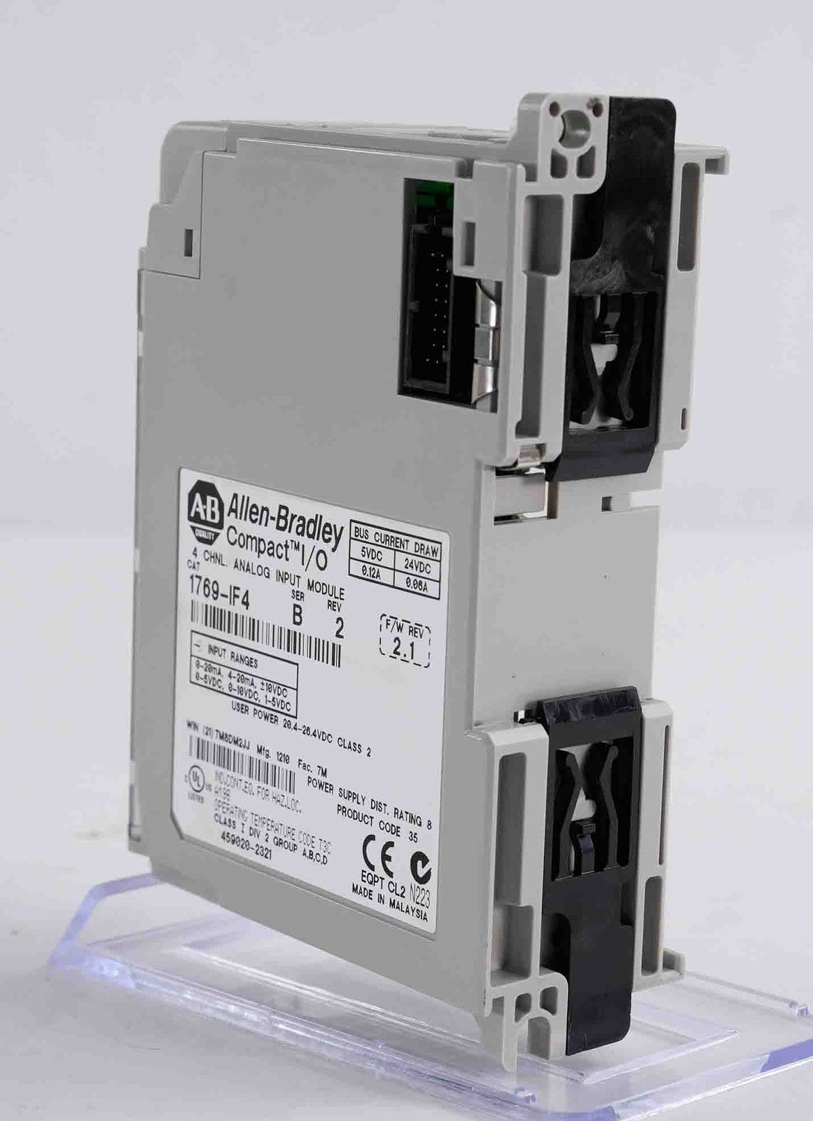 Allen Bradley 1769-IF4 /B CompactLogix 4 Ch Analog Input Module 1769IF4