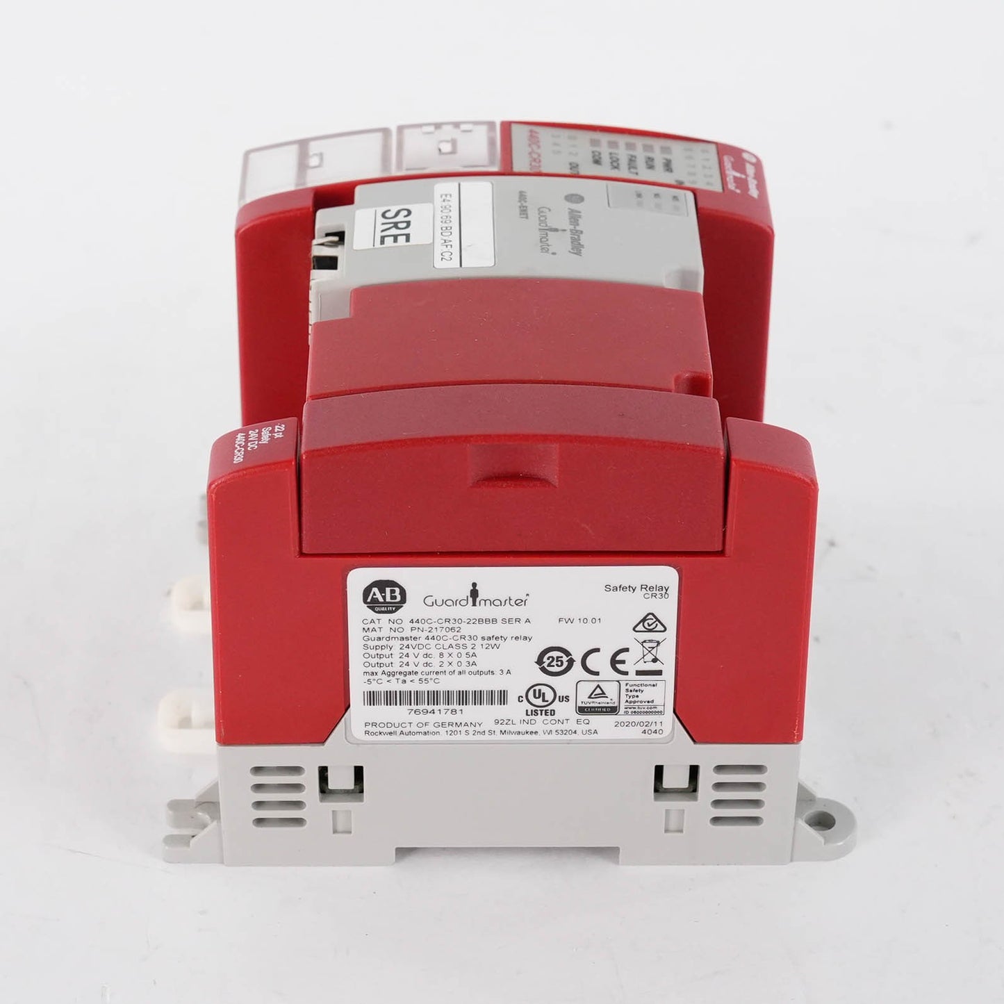 Allen Bradley 440C-CR30-22BBB Ser A Guardmaster Safety Relay + 440C-ENET