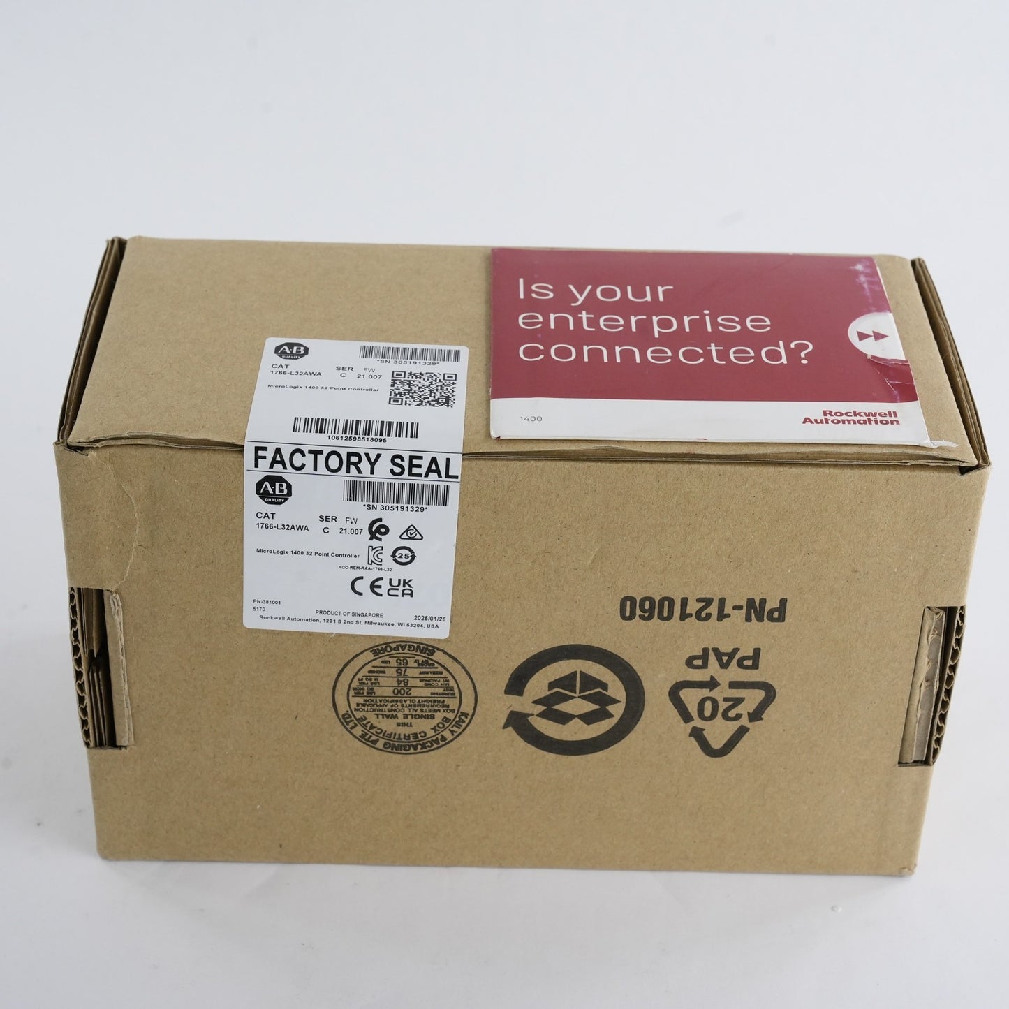 Allen Bradley 1766-L32AWA /C MicroLogix 1400 32-Pt 2025 - Sealed Surplus