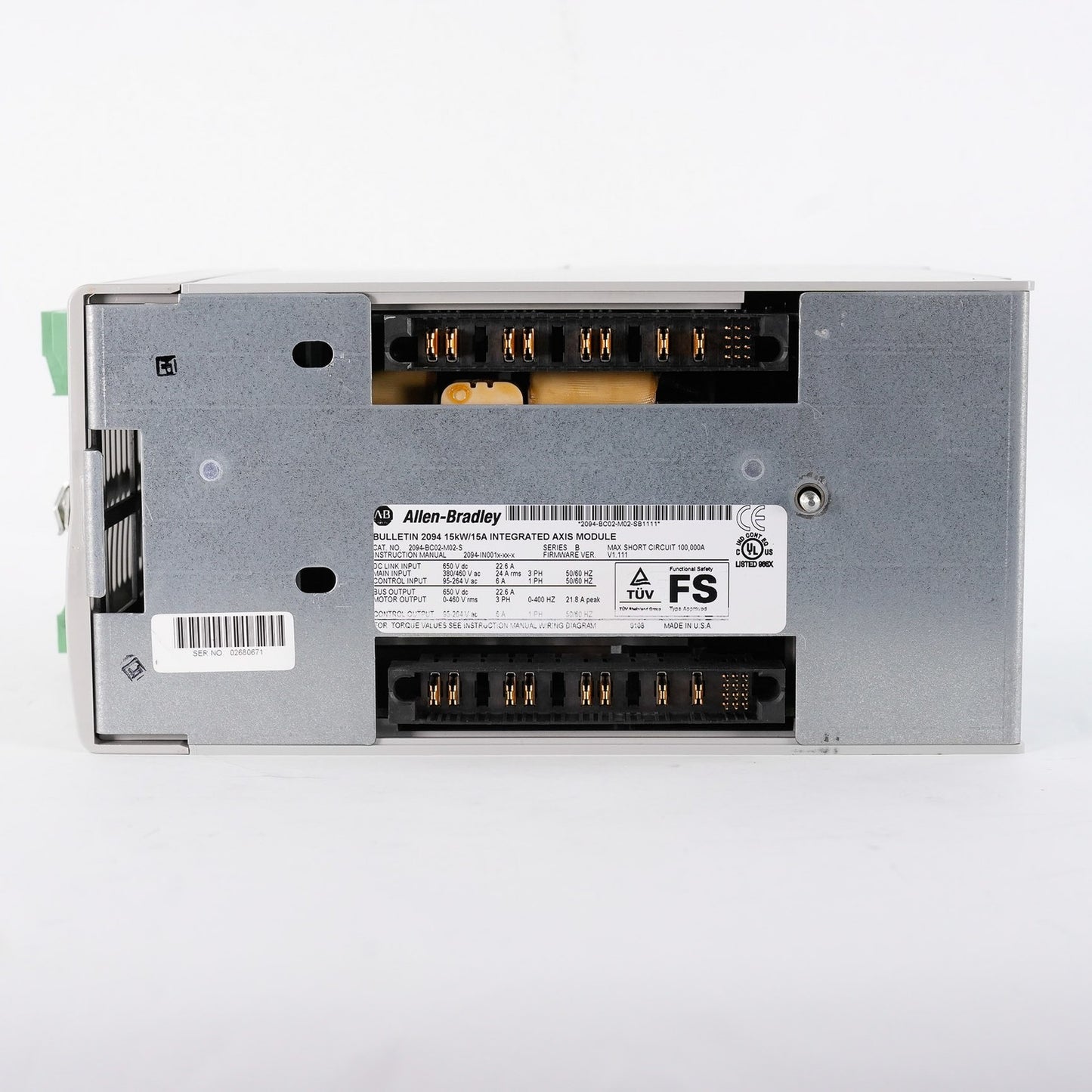 Allen Bradley 2094-BC02-M02-S /B Kinetix 6000 Integrated Axis Module 15kW/15A