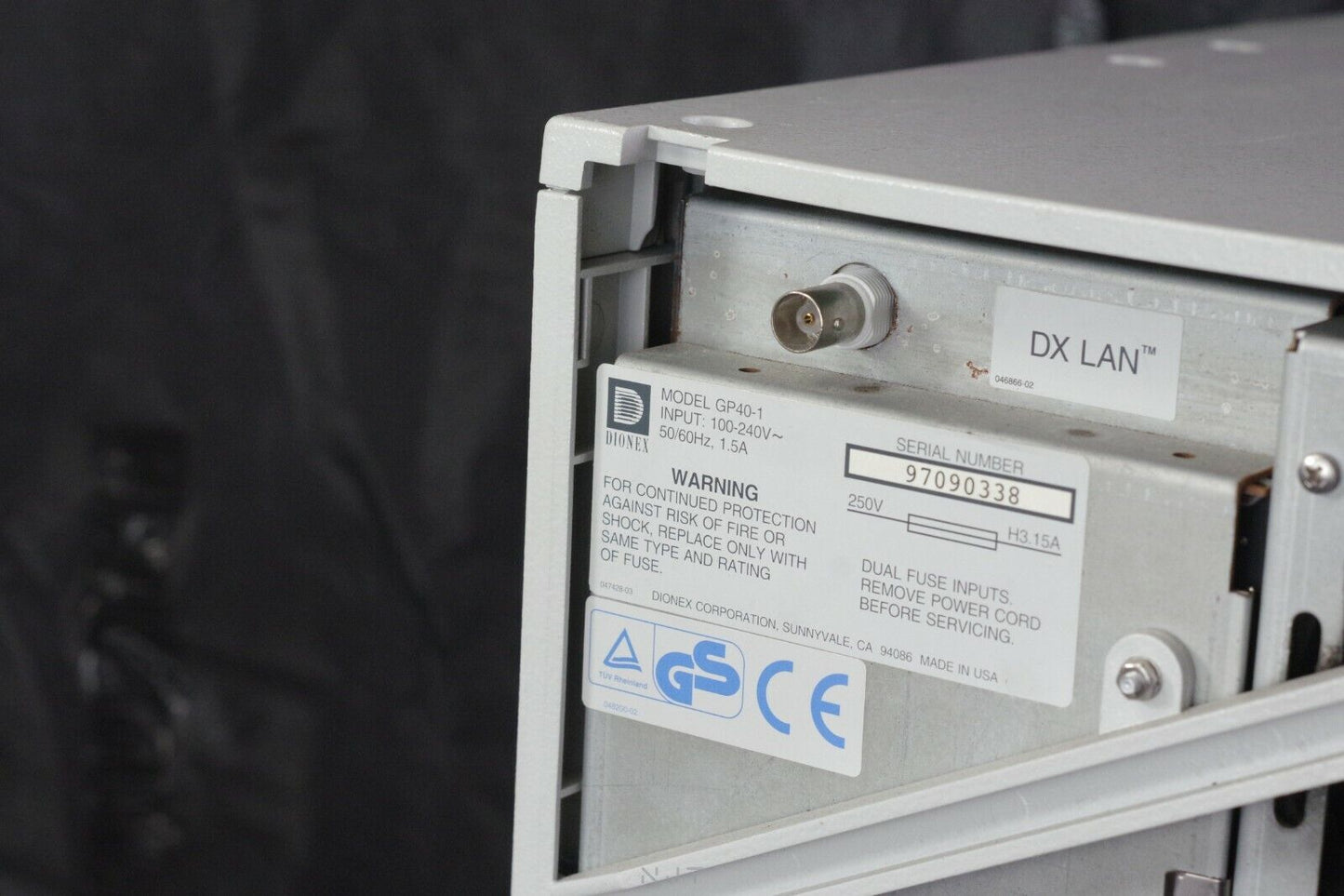 Dionex GP40 Eluent Gradient Pump Chromatography Lab GP40-1