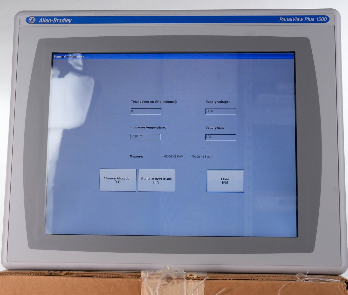 Allen Bradley 2711P-T15C4D8 Ser A PanelView Plus 6 1500 2711PT15C4D8 Open Box