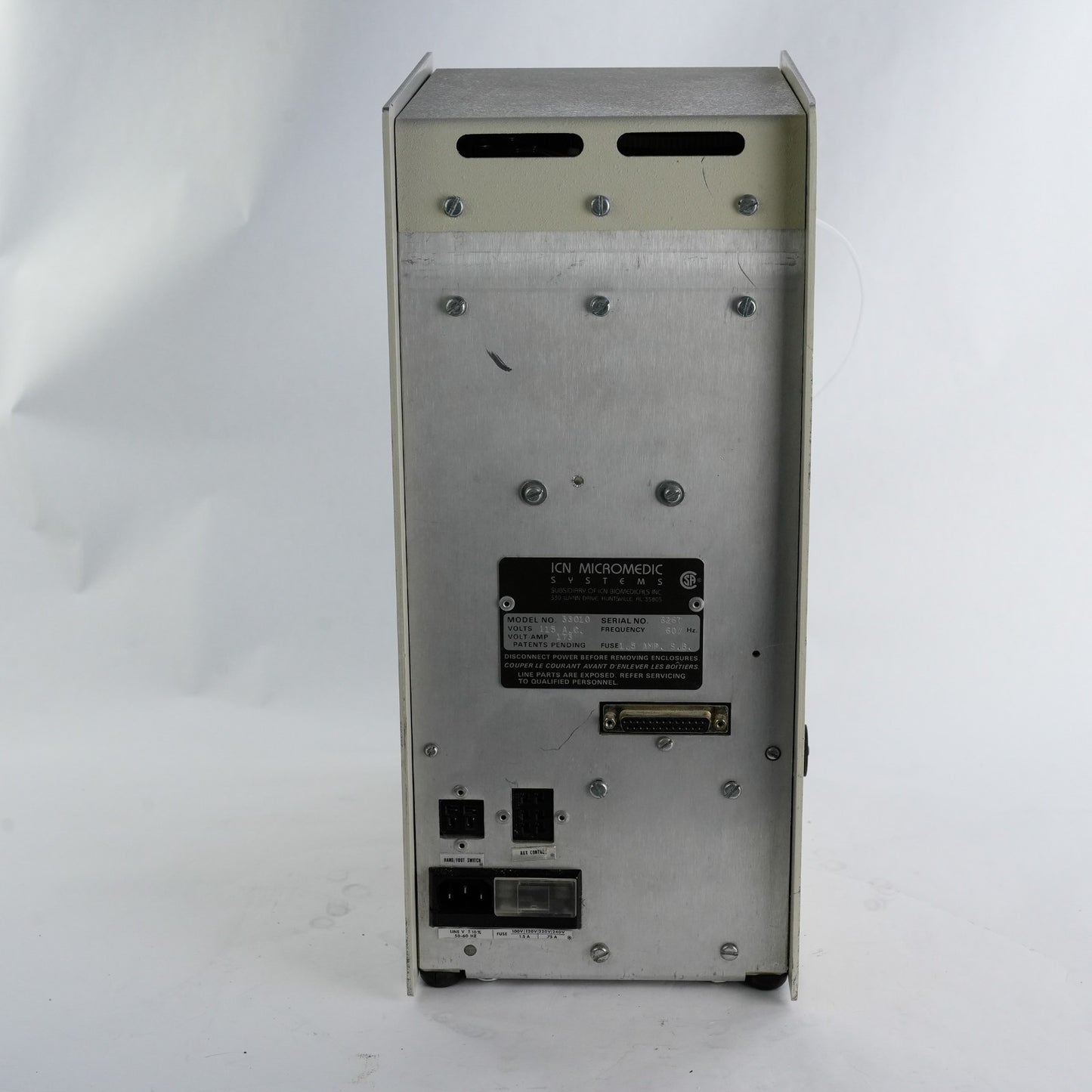 ICN Micromedic Systems 33010 Digiflex Automatic Diluter