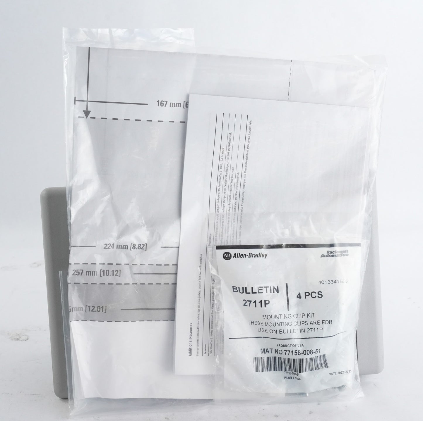 Allen Bradley 2711P-B6C20D8 /A PanelView Plus 600 Operator Interface Terminal