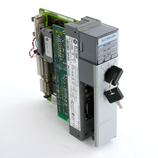 Allen Bradley 1747-L532 /D Proc Rev. 4 SLC500 Processor Unit + 1747-M11 /B