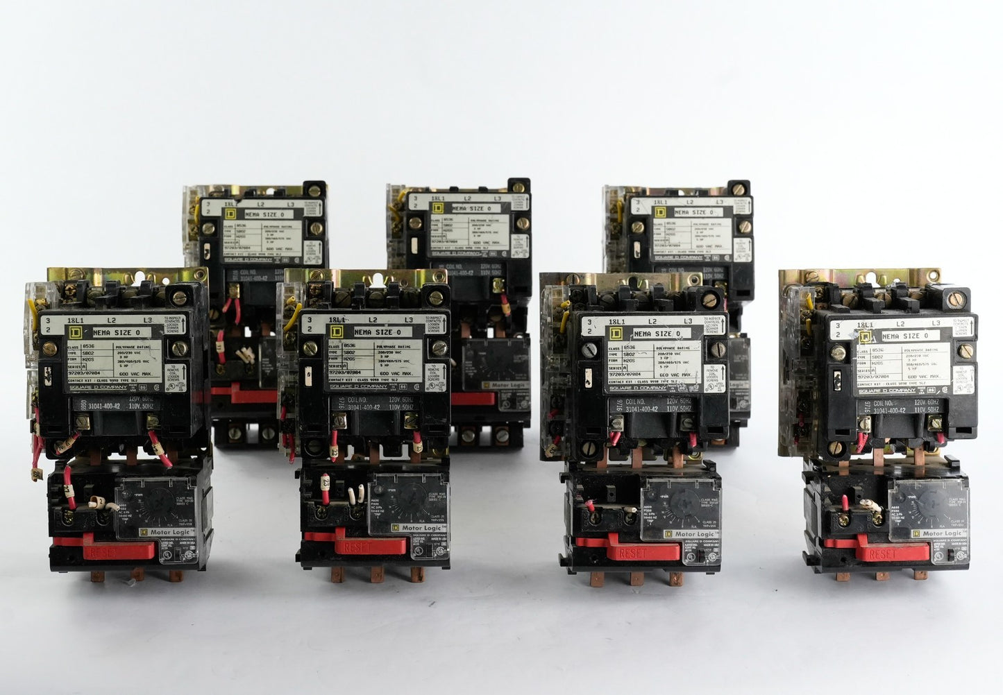 Square D 8536-SB02-H20S Series A NEMA Size 0 Contactor