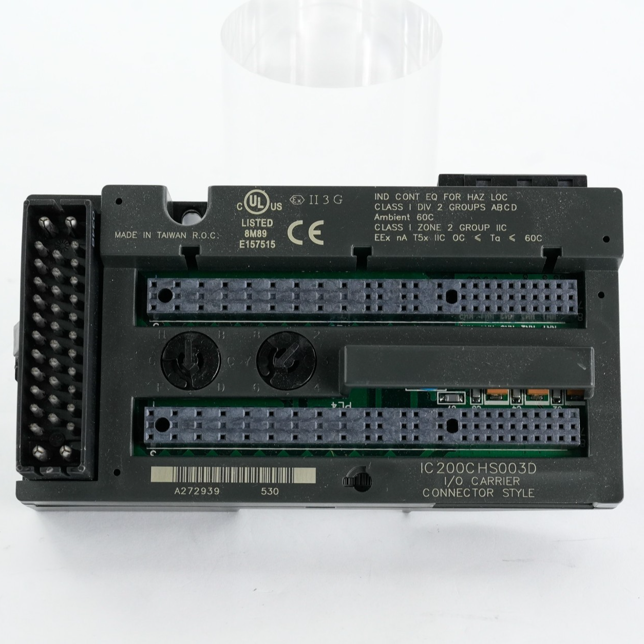 GE Fanuc IC200CHS003 / IC200CHS003D I/O Carrier Connector Style