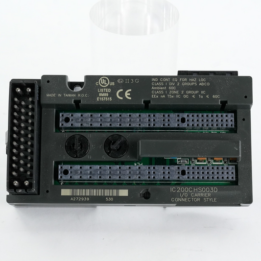 GE Fanuc IC200CHS003 / IC200CHS003D I/O Carrier Connector Style