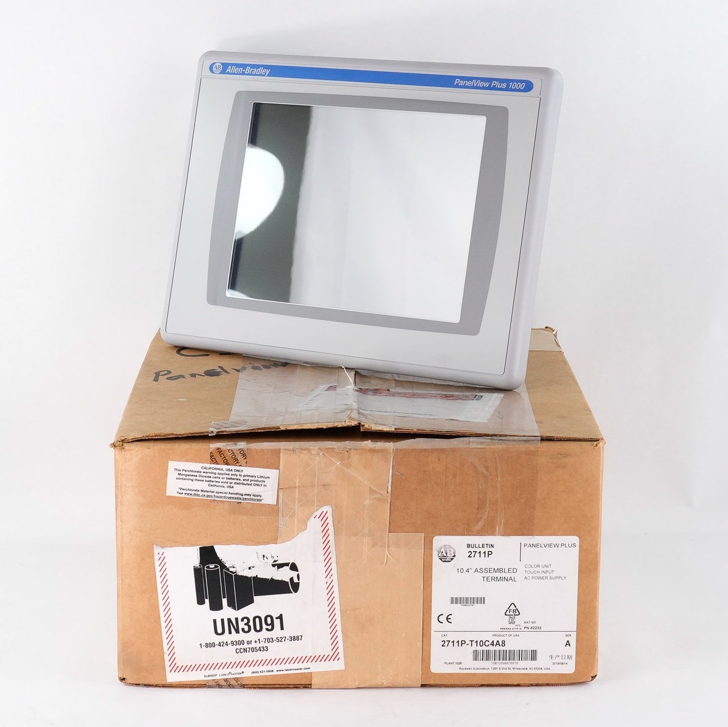 Allen Bradley 2711P-T10C4A8 A PanelView Plus 1000 Terminal 2711P-RDT10C Open Box