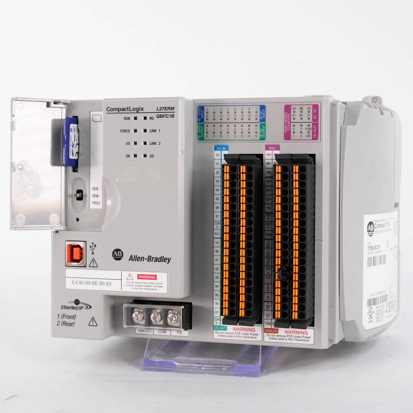 Allen Bradley 1769-L27ERM-QBFC1B Ser A CompactLogix 5370 L2 Controller
