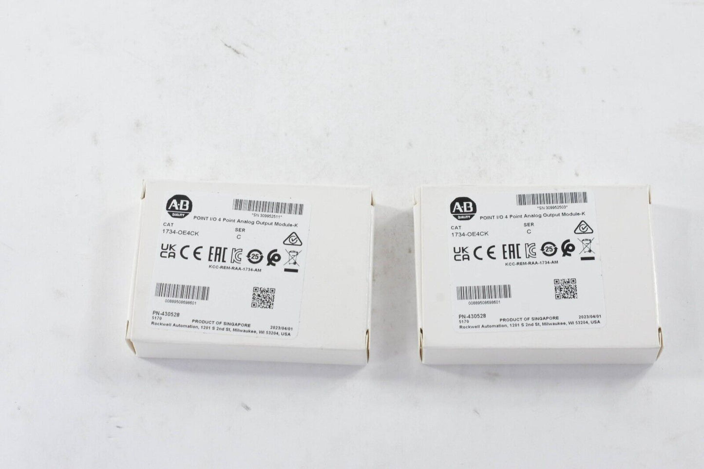 2023 Allen Bradley 1734-OE4CK Ser C Point I/O 4 Point Analog Output Module 0E4CK