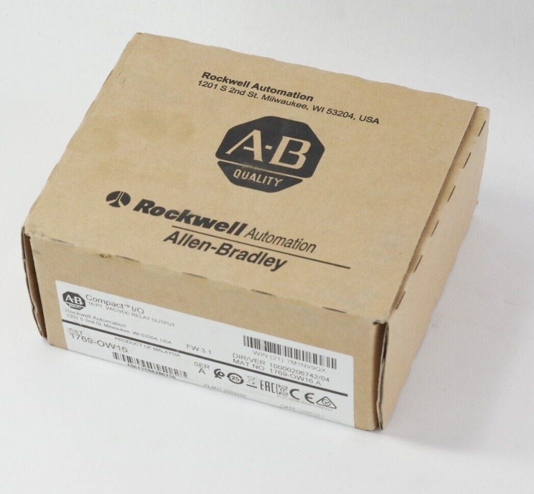 Allen Bradley 1769-OW16 Ser A CompactLogix Relay Output Module Sealed Surplus