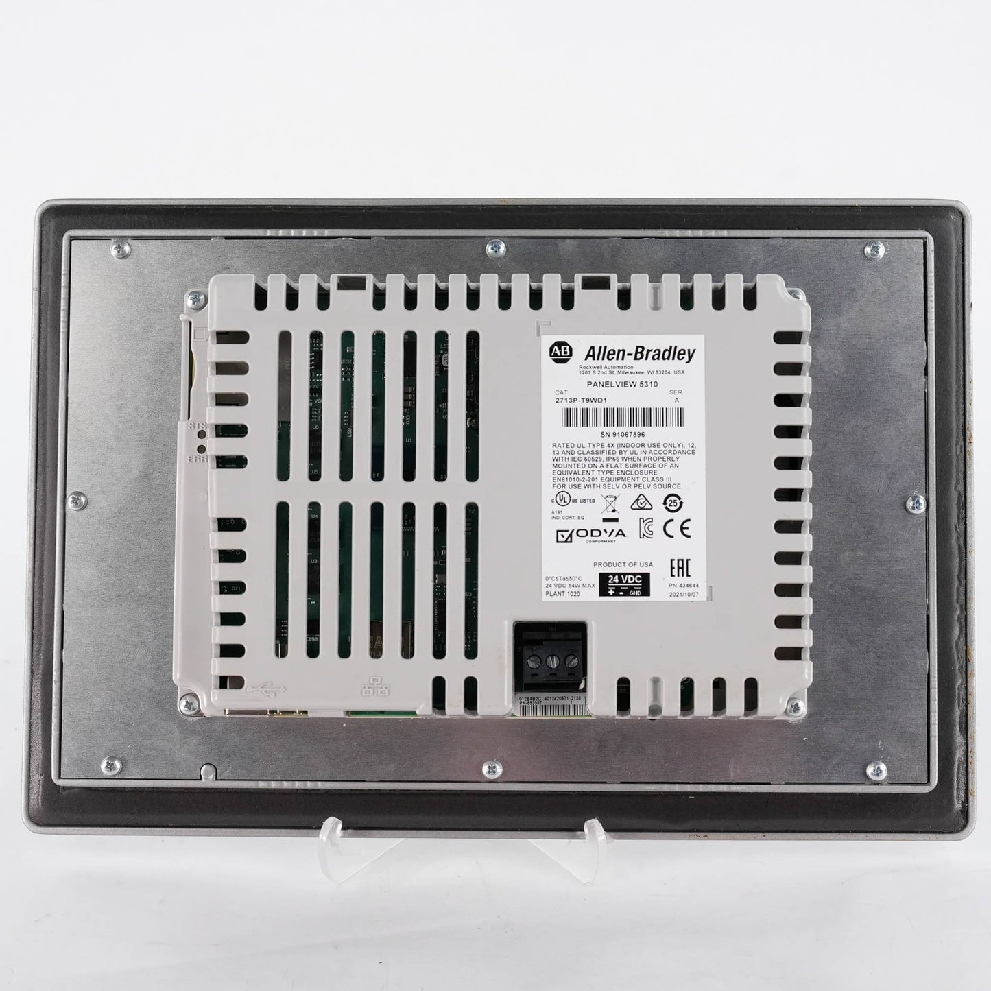 Allen Bradley 2713P-T9WD1 Ser A PanelView 5310 HMI 9-inch Touch Screen 24VDC
