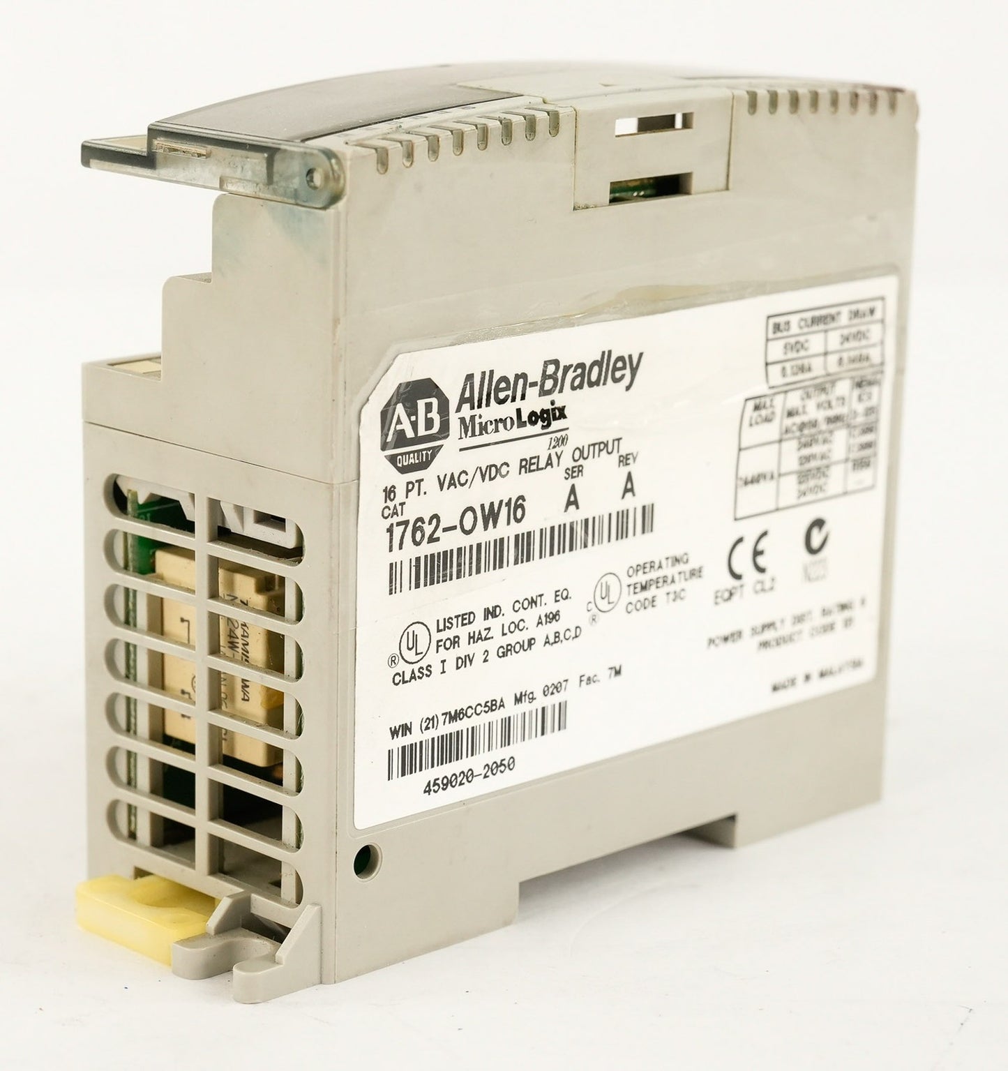 Allen Bradley 1762-OW16 /A MicroLogix 16-Point Relay Output Module 1762OW16