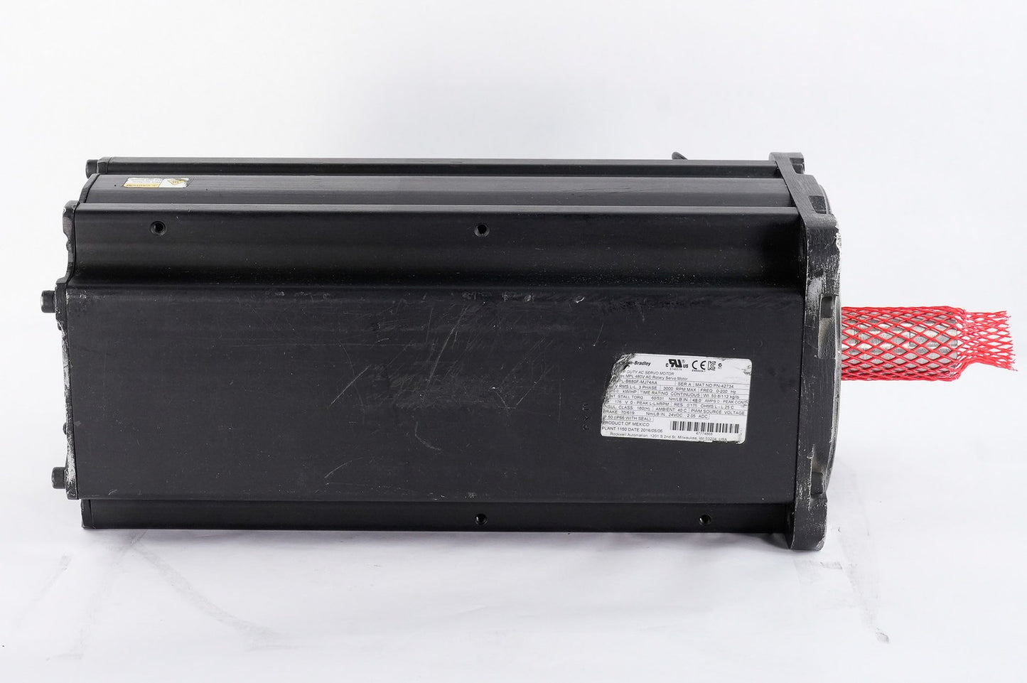 Allen Bradley MPL-B680F-MJ74AA /A Inverter Duty AC Servo Motor 3-Ph 3000RPM