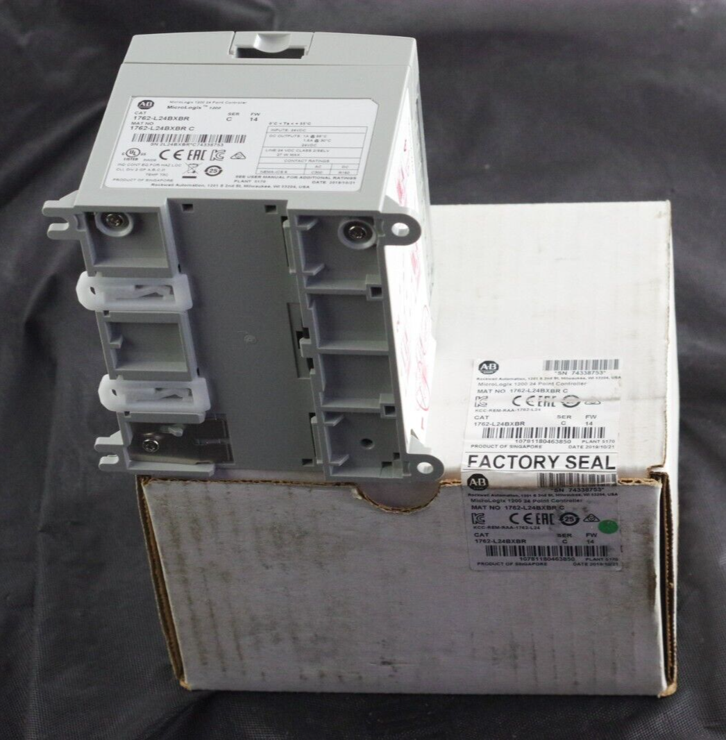 Allen Bradley 1762-L24BXBR Ser C FW 14 MicroLogix 1200 Controller