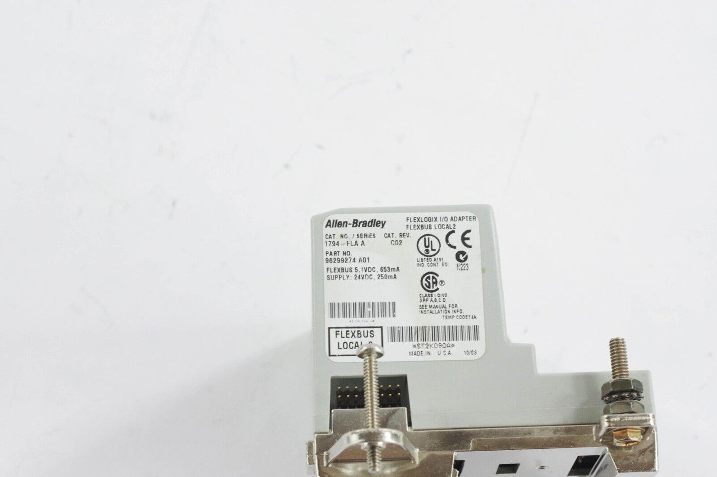 Allen Bradley 1794-FLA Ser A FlexLogix I/O Adapter Rev C02