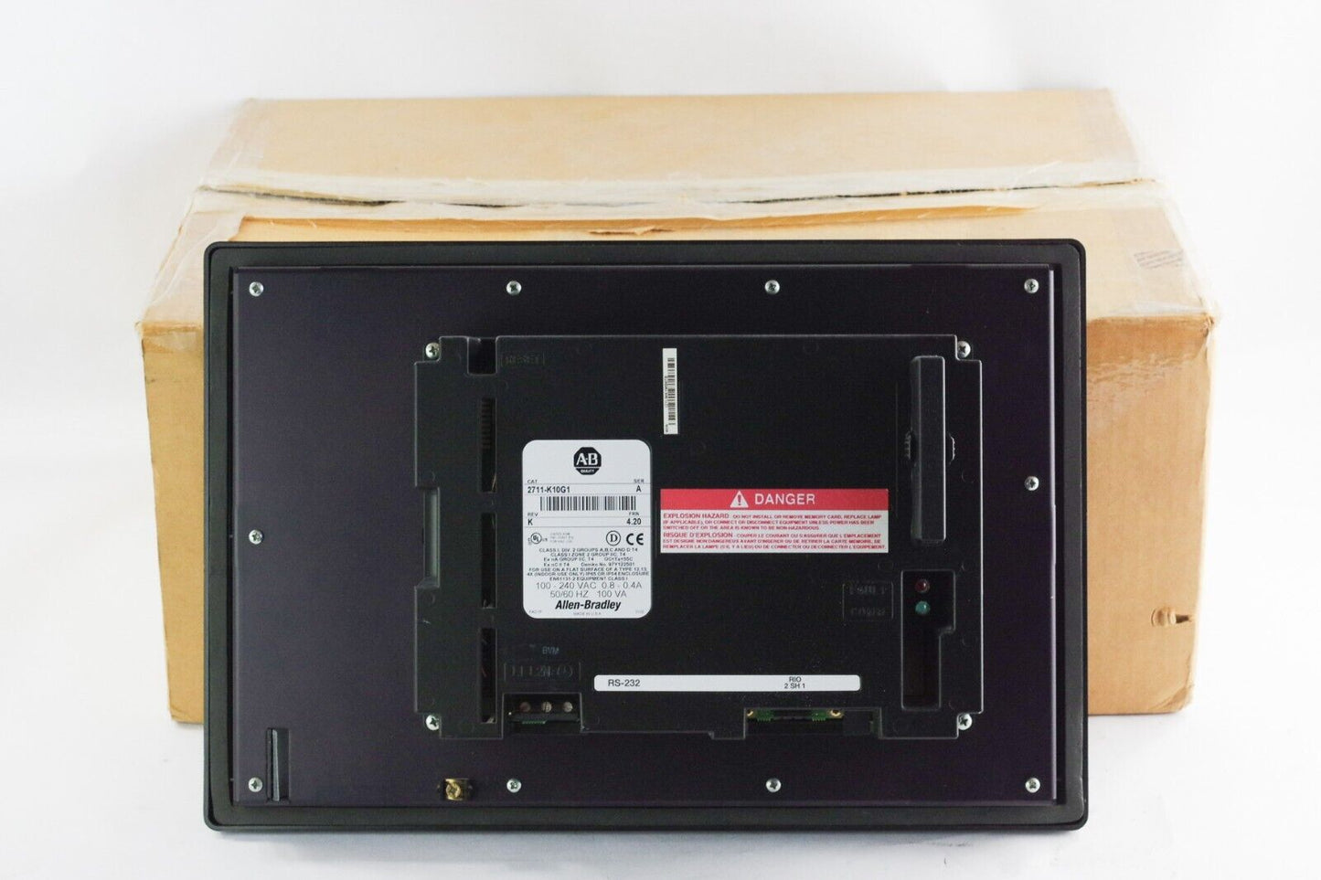 Allen Bradley 2711-K10G1 Panelview 1000 Ser A Rev K FRN 4.20 - Restored to New