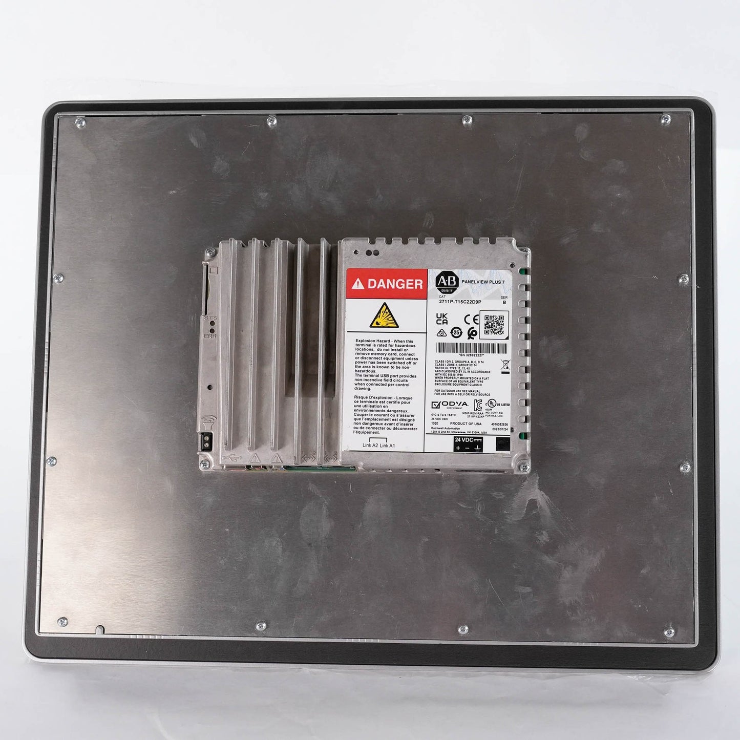Allen Bradley 2711P-T15C22D9P Ser B PanelView Plus 7 15in 24V (Not Original Box)
