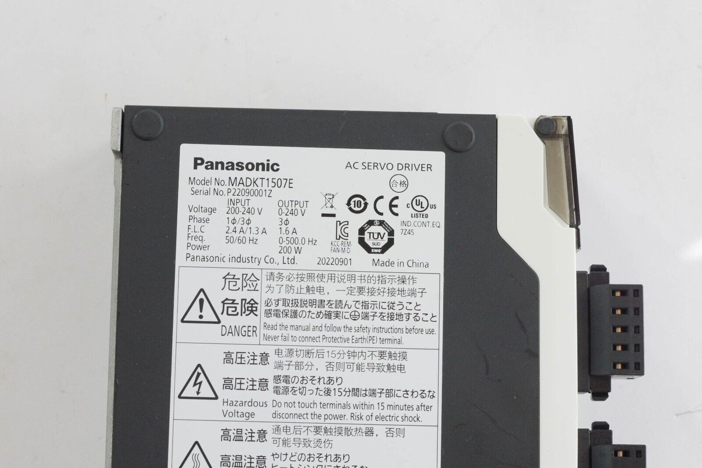 Panasonic MADKT1507E AC Servo Drive - New Without Box