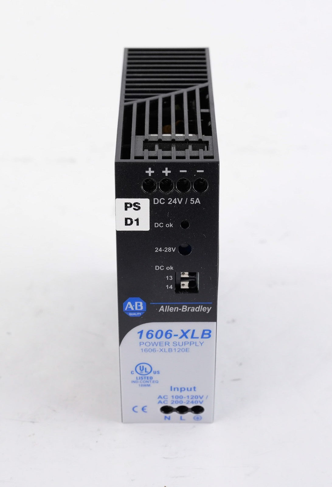 Allen Bradley 1606-XLB120E /A Power Supply 1-Phase 24V 5A 120W 1606XLB120E