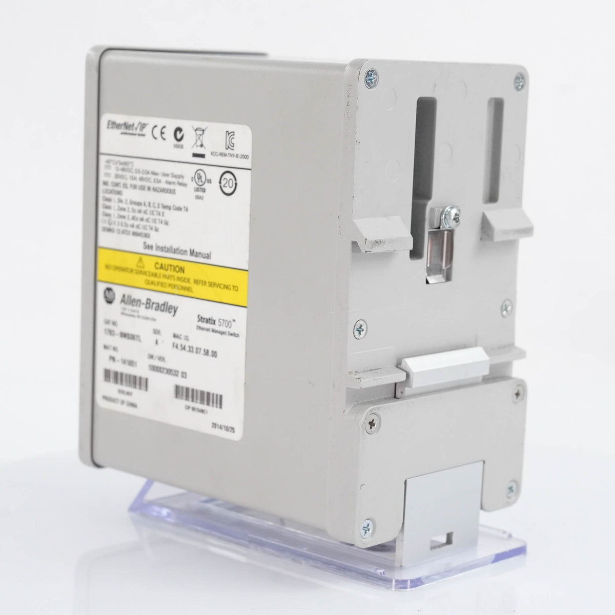 Allen Bradley 1783-BMS06TL Ser A Stratix 5700 Managed Switch 6 Port