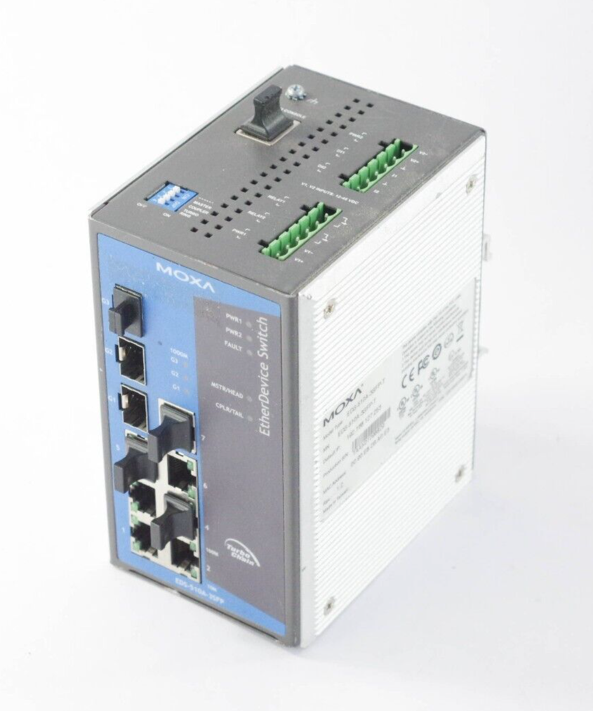 Moxa EDS-510A-3SFP  Ethernet Industrial Switch